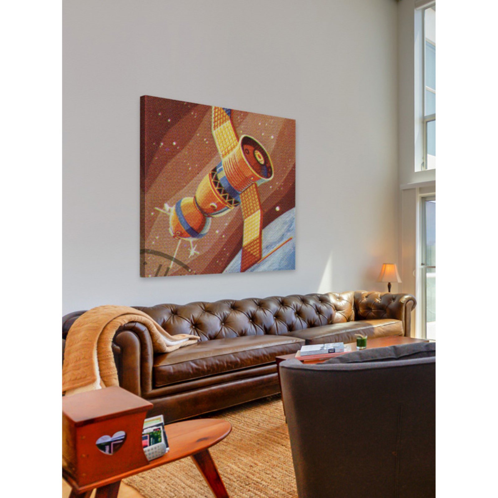 "Cali Sites" Framed Painting Print