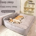 thumbnail image 2 of Comfortable Beds for Large Dogs Machine Washable Waterproof Dog Bed L Shape Foam Dog Beds Spacious Mat for Multiple Dogs Family ShopWise Round, 2 of 8