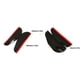 thumbnail image 1 of 2 piezas de espejo retrovisor lateral con forma de ceja para lluvia, protector de visera para espejo retrovisor de coche, 1 of 9