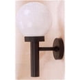 thumbnail image 1 of 8 in. Glass Globe Wall Bracket, White, 1 of 1