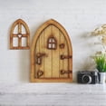 thumbnail image 7 of Bobasndm Playhouse Decoration Door Self-Assembly 1 Set Artificial Mini Ladder Fence Fairy Door Micro Landscape Creative for Dollhouse, 7 of 7