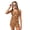 Brown Paw Print, variant on Tankini for Girls 2 Piece Swimsuit Ages 6-7 Years with Removable Pads Printed Modest Bathing Suits Crewneck Tank Top and Swim Shorts Polyester Spandex, Rainbow Dinosaur Skeleton