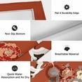 thumbnail image 6 of Country Flowers Outdoor Rug for Patio/Deck/Porch, Non-Slip Large Area Rug 5 x 7 Ft, Red Japanese Peony Floral White Bird Indoor Outdoor Rugs Washable Area Rugs, Reversible Camping Rug Carpet Runner, 6 of 8