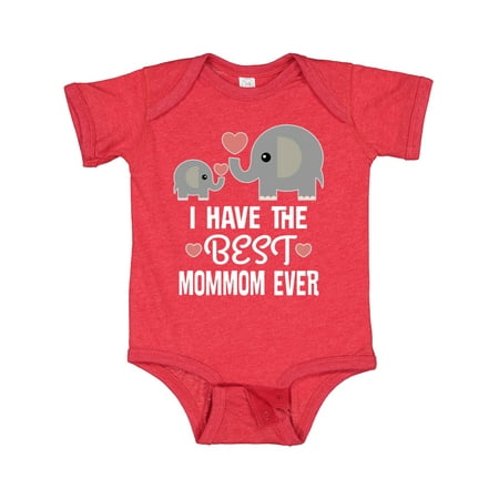 

Inktastic Best Mommom Ever Grandchild Gift Baby Boy or Baby Girl Bodysuit