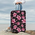thumbnail image 4 of Wukai Lilies Flowers Elastic Luggage Cover: Personalized Protection for Your Suitcase - Fits 19~29-inch, Washable & Durable Travel Companion-Medium, 4 of 8