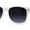 White Smoke, variant on Classic Iconic Pop Color Horn Rim Sunglasses Blue Smoke