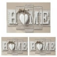 thumbnail image 4 of 5Pcs Concise Fashion Wall Paintings Home Letter Prints Photo Paintings Wall Art For Home Decorations Paintings, 4 of 5