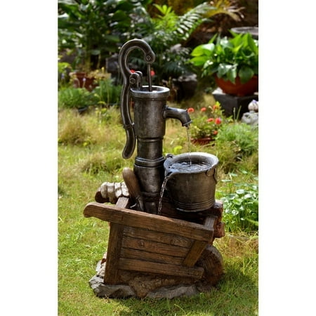 Jeco Water Pump And Pot Fountain With Led Light Com Jeco Water Pump And Pot Fountain With Led Light