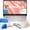Gold, variant on HP 14" HD Student Business Laptop, Intel Quad-Core N150, 8GB RAM, 128GB UFS, 1 Year Office 365, Slim Design, Webcam, HDMI, Bluetooth, WiFi, Win 11 S, Willow Green
