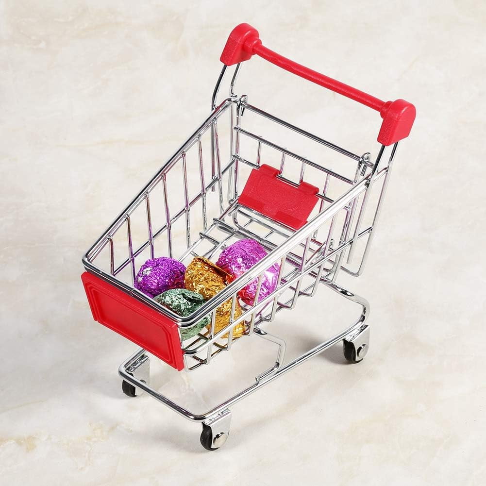 Parrot Bird Toy Shopping Cart Parakeet ligence Training Game Eon for Play for Small Birds Stainless Steel