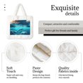 thumbnail image 4 of Rocae Hawaiian Ship Dolphin or Plush Underarm Bag White Furry Purse Handbag for Autumn and Winter, 4 of 7