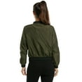 thumbnail image 4 of Zeagoo Women's Bomber Jacket Casual Coat Zip Up Spring Fall Clothes with Pockets, 4 of 9