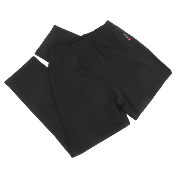 KALLORY Black Cotton Cargo Chef Pants Men's Stain Resistant Kitchen Work Uniform