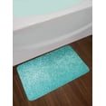 thumbnail image 2 of Turquoise Bath Mat, Small Dot Mosaic Tiles Shape Simple Classical Creative Artful Design, Non-Slip Plush Mat Bathroom Kitchen Laundry Room Decor, 29.5 X 17.5 Inches, Teal Turquoise Seafoam, Ambesonne, 2 of 2
