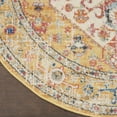 thumbnail image 4 of Nourison Passion Traditional Ivory/Yellow 5'3" x round Area Rug, (5 Round), 4 of 8