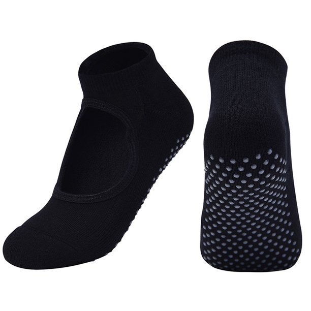Calcetines de yoga Backless Fitness Deportes Calcetines Antideslizante Transpirable Danza
