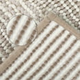 thumbnail image 4 of Unique Bargains Quick Dry Non Slip Chenille Bath Mat Cozy Shaggy Bath Rugs Beige 16" x 24", 4 of 7