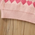 thumbnail image 6 of HAiming Toddler Girls Clothes Long Sleeve Pullover Knit Sweater and Skirt 2 Piece Outfits Kids Clothing Set Party Dress, 6 of 9