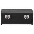 thumbnail image 2 of Heavy Duty Aluminum Truck Tool Box, 36"x12"x14" Underbody Storage Chest & Trailer Tongue Box, Waterproof Utility Toolbox with Lock for Pickup Bed, RV, Flatbed, Black, 2 of 8