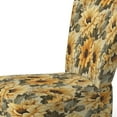 thumbnail image 4 of Designart "Vintage Sunflower Harvest Joy II" Yellow Floral Upholstered Accent Chair - Cottage Arm Chair For Living Room, 4 of 5