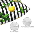 thumbnail image 5 of Disketp Pillow Covers Lemons On Striped Pattern Throw Pillow Case Cushion Covers,Cushion For Bedroom,Couch,Home-14"X20", 5 of 9