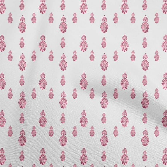 oneOone Cotton Flex Pink Fabric Block Sewing Craft Projects Fabric Prints By Yard 40 Inch Wide