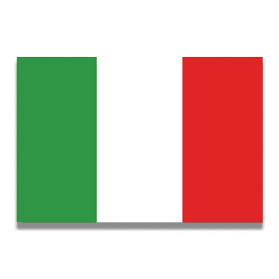 Magnet Me Up Italian Italy Flag Vinyl Automotive Magnet Decal, 4x6 Inches