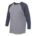 thumbnail image 3 of Next Level Unisex Triblend Three-Quarter Sleeve Raglan, M, 3 of 4