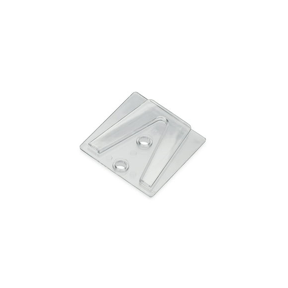 Clip de Sortie d'Éclairage de Vacances, Clip de Surface Plate à Utiliser avec Languette pour Lumières de Noël, Colle Ou Vis à la Surface, Lot de 25