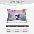 thumbnail image 4 of Lsque Mist Sunflower Skull Pattern Pillow Case – Soft & Cozy Throw Pillow Cover, Hypoallergenic Cushion Case for Sleeping Women with Envelope Closure-14"x20", 4 of 6