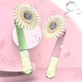 thumbnail image 4 of Jinsinto Bubble Machine Sunflower Shape Handheld Outdoor Toddler With Light 1 Piece Green, 4 of 5