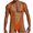 Orange, variant on Mens Underwear Men's Fashion Pullover Sexy Underwear Bib Overalls