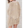 thumbnail image 2 of Sherrylily Women Crochet Cardigan Kimono Boho Long Sleeve Lightweight Oversized Open Front Knitted Sweater, 2 of 4