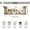 thumbnail image 3 of Rdsfhsp Farmhouse Window Valance Curtain, Rustic Barn Chicken Pattern Decorative Rod Pocket Short Curtain for Kitchen Living Room Home Decor, 3 of 5