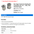thumbnail image 2 of Rear Upper Control Arm Bushing Kit - Compatible with 1971 - 1985, 1994 Chevy Impala 1972 1973 1974 1975 1976 1977 1978 1979 1980 1981 1982 1983 1984, 2 of 2