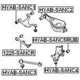 thumbnail image 2 of Febest REAR KNUCKLE BUSHING # HYAB-SANC5RUB OEM 55130-4D000, 2 of 2
