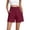35# Red, variant on Beach Shorts for Women Summer Wide Leg Smocked Waist Bermuda Shorts Vacation Boho Beach Short Lounge Dress Short 35# Red S