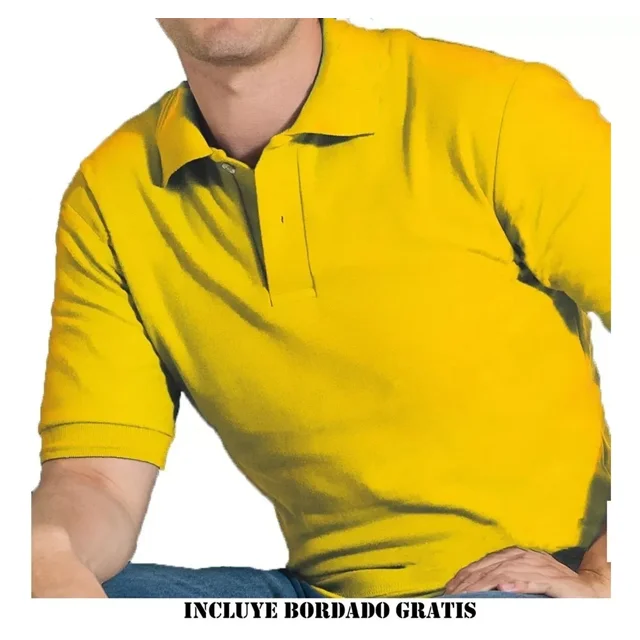Playera Polo Personalizada Hombre Manga Corta Peso Completo