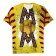 thumbnail image 4 of DPTALR Femmes Casual Été Impression Manches Courtes Col Rond T-Shirt Blouse Tops, 4 of 5