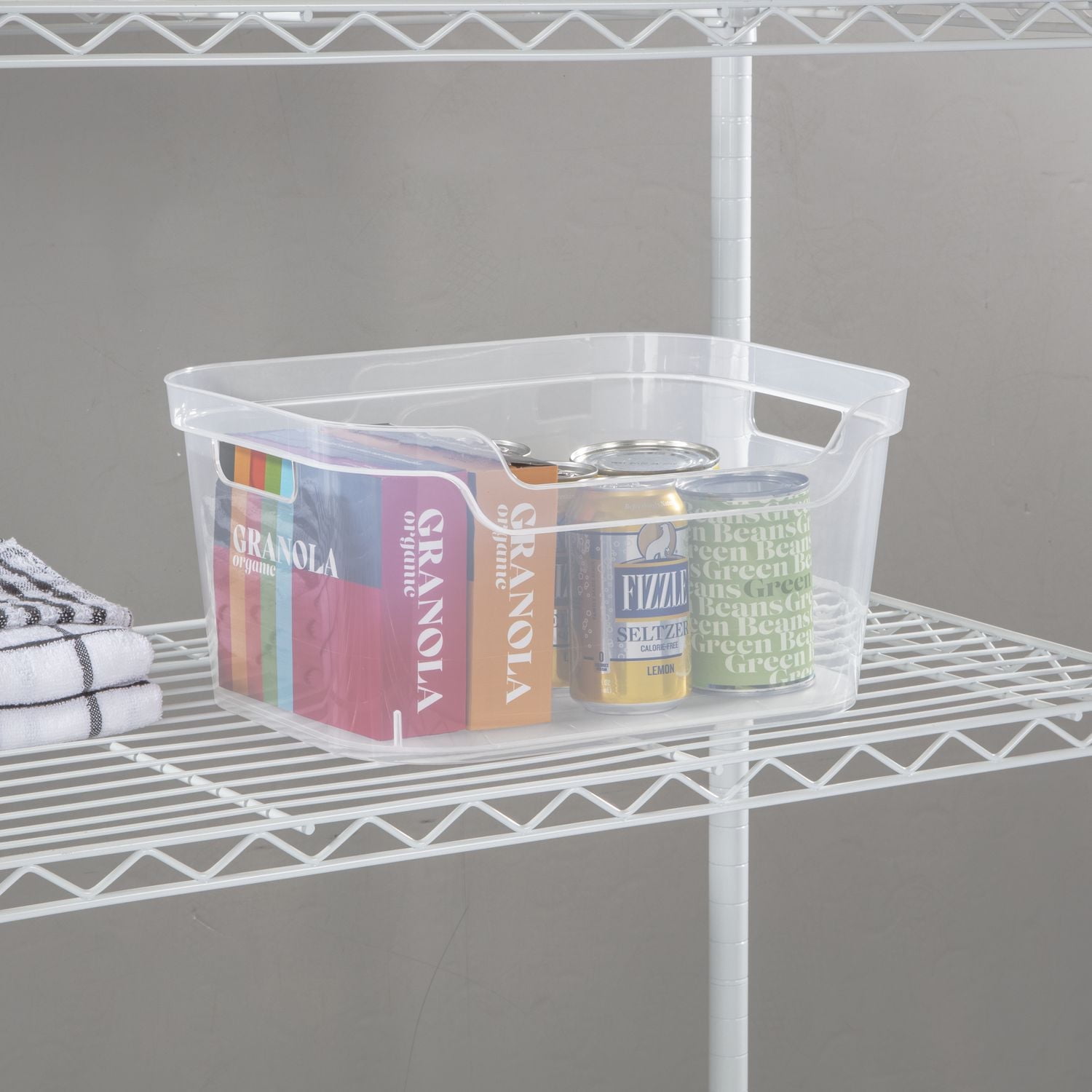 Sterilite Large Open Bin - Clear