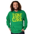 thumbnail image 5 of Don't Care Attitude Rebellious Loner Hoodie Sweatshirt Women Men Brisco Brands X, 5 of 6