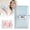 Sky Blue, variant on Envelopes Saving Challenge Saving Wallet With Password Lock Budget Savings Challenge BookforFinancial Planning With Password Lock, Password Lock Cash Savings Book,18 * 11cm Budget Planner Organizer