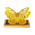 thumbnail image 3 of CoudarTitie Butterfly Napkin Holder for Table Countertop Organizer Freestanding Metal Tissue Gold, 3 of 9