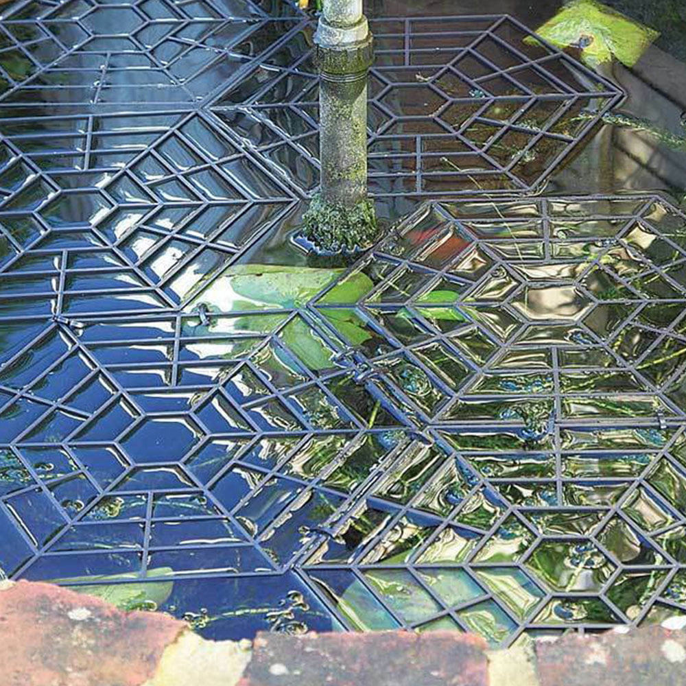 Hemoton 20Pcs Pond Guard Netting Fish Guards Pond Net Pool Fish Net Protector 