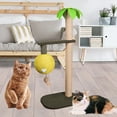 thumbnail image 2 of Rascador de gato Sunnimix Poste rascador para gatos 40x30x94cm, 2 of 8