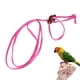 thumbnail image 5 of Para el Arnés de Pájaros Loro Correa de Correa Antibite Ajustable de Nylon Cuerda para Abrenamiento al Aire Libre, 5 of 7