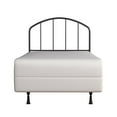 thumbnail image 6 of Hillsdale Furniture Tolland Arched Spindle Satin Black Metal Twin Headboard with Bed Frame, 6 of 9