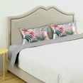thumbnail image 3 of Yayeee Pillowcase Standard Size Set of 2 Satin Wrinkle Resistant Pillow Case, Flowers and Leaves, 3 of 8