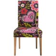 thumbnail image 2 of Funda protectora para silla elástica ABPHQTO flores rojas y rosas juego de 4, 2 of 4