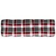 thumbnail image 3 of vidaXL Pallet Sofa Cushions 7 pcs Red Check Pattern, 3 of 5